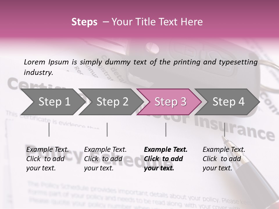 Schedule Paper Certificate PowerPoint Template