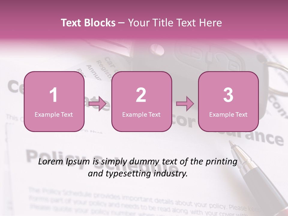 Schedule Paper Certificate PowerPoint Template