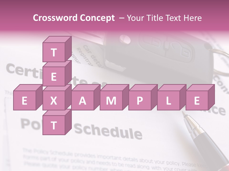 Schedule Paper Certificate PowerPoint Template