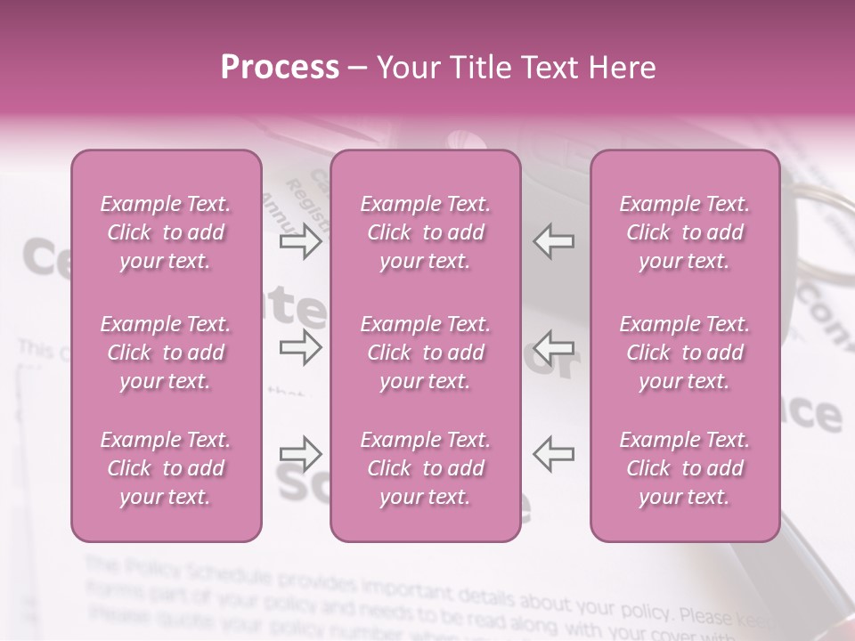 Schedule Paper Certificate PowerPoint Template