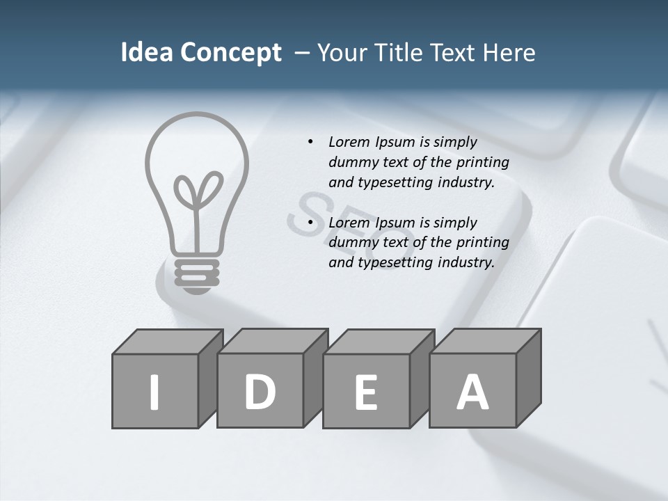 Code Text Ideas PowerPoint Template