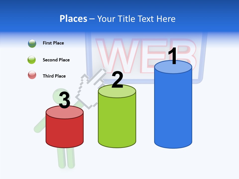 Red Pointer Choice PowerPoint Template