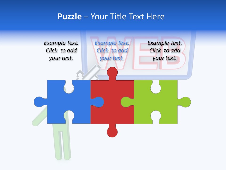 Red Pointer Choice PowerPoint Template