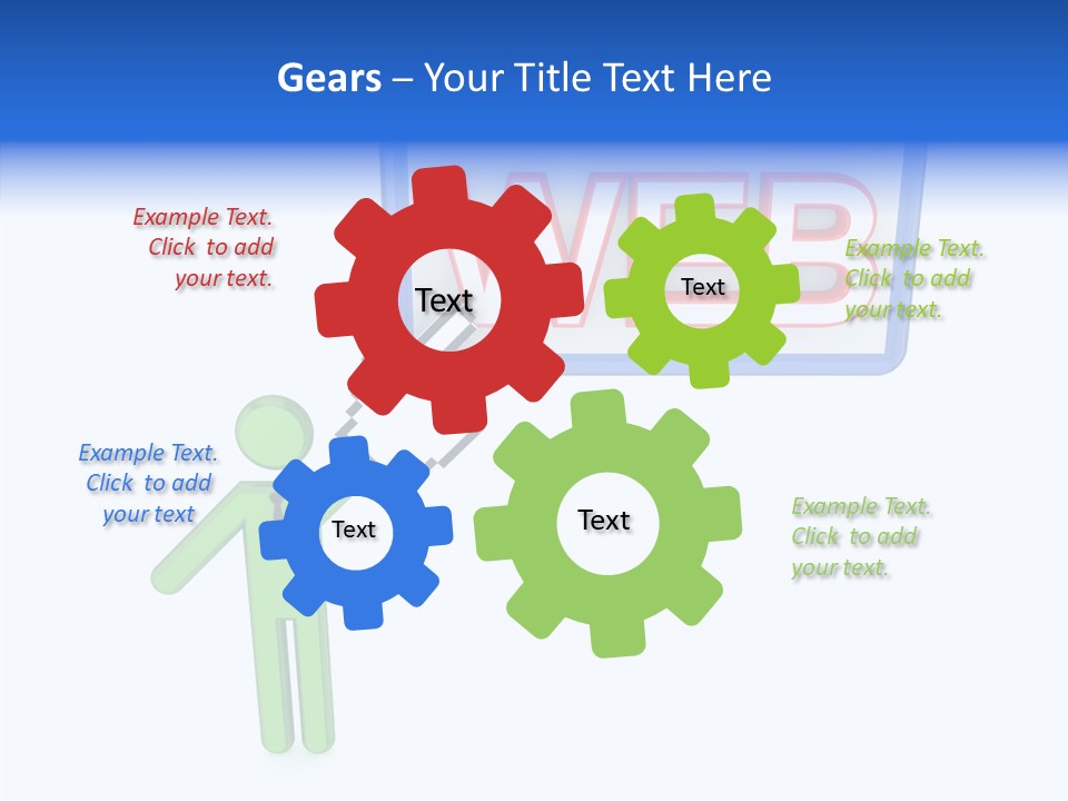 Red Pointer Choice PowerPoint Template