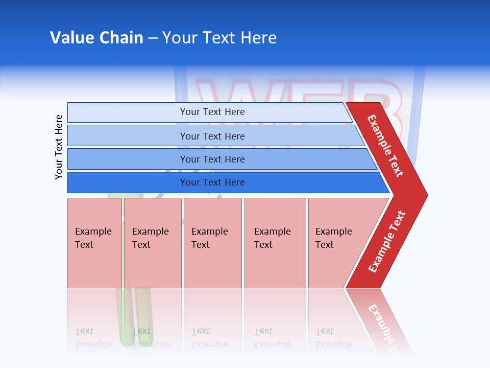 Red Pointer Choice PowerPoint Template