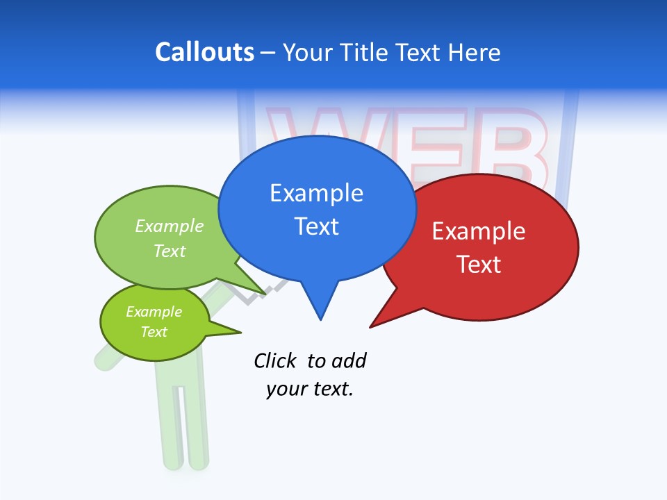 Red Pointer Choice PowerPoint Template