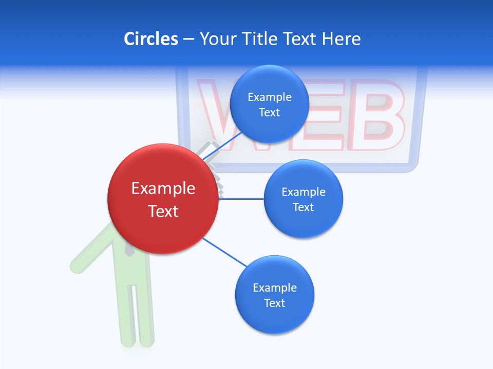 Red Pointer Choice PowerPoint Template
