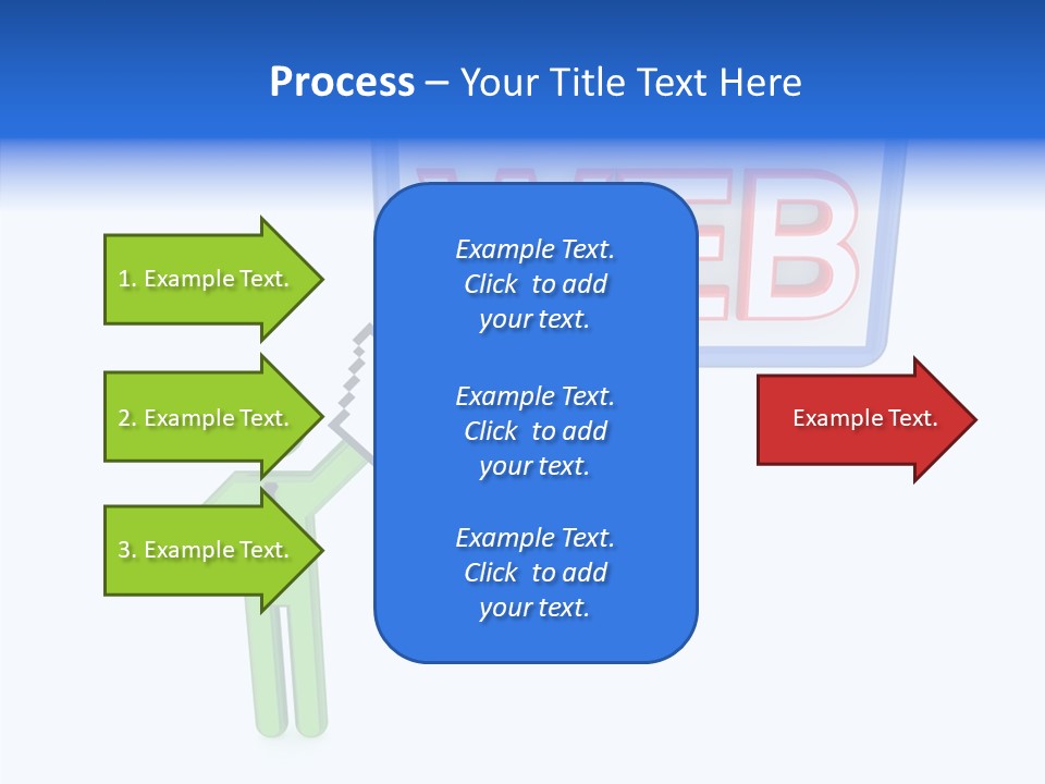 Red Pointer Choice PowerPoint Template