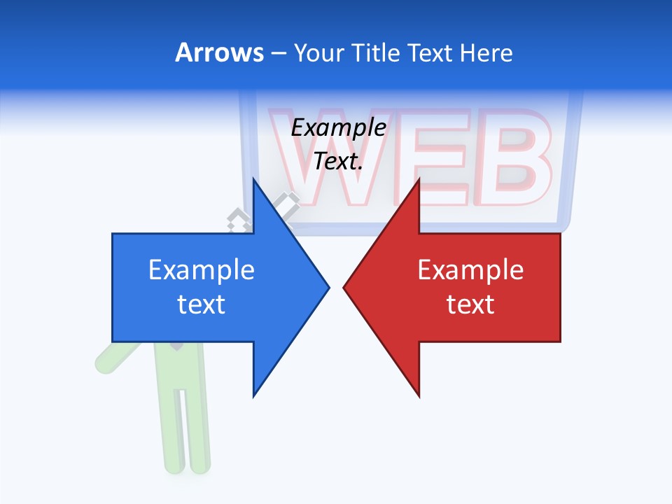 Red Pointer Choice PowerPoint Template