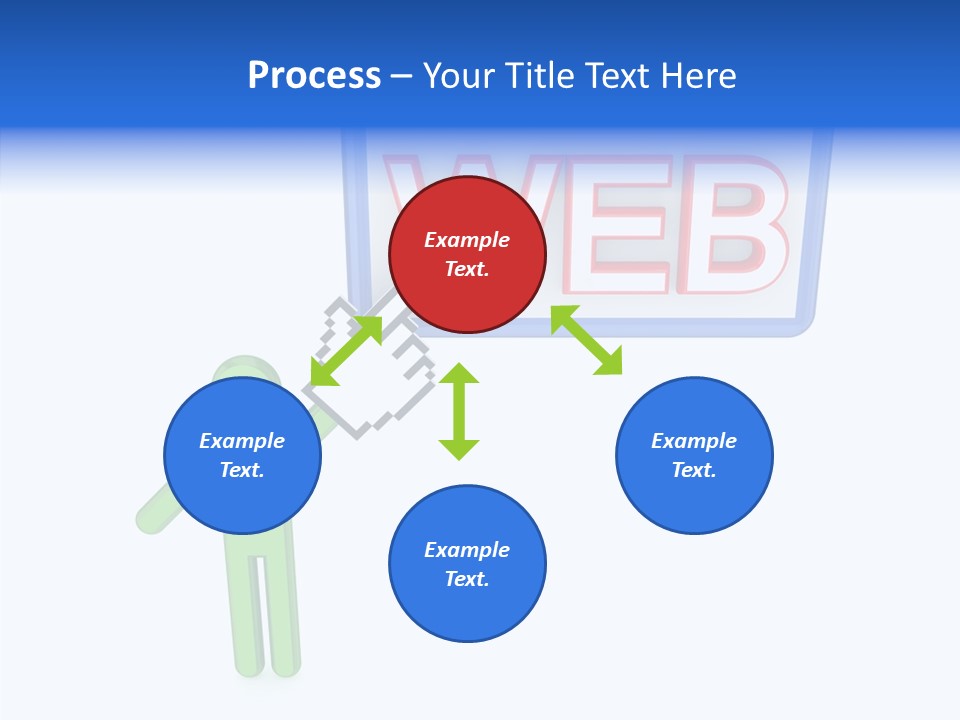 Red Pointer Choice PowerPoint Template