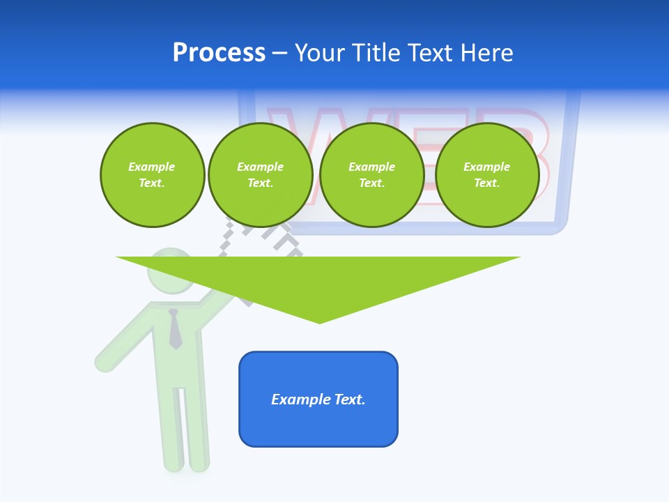 Red Pointer Choice PowerPoint Template