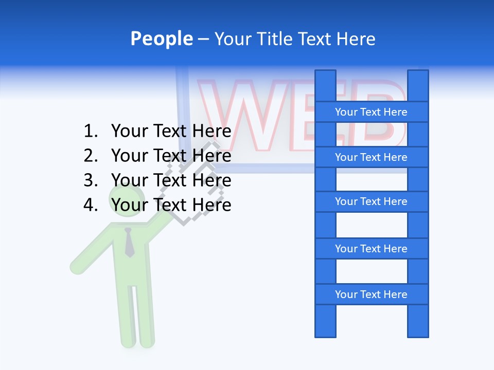 Red Pointer Choice PowerPoint Template
