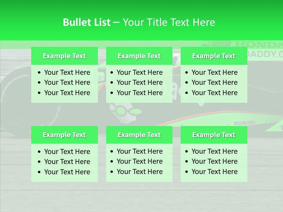 Tires Motorsport Fast PowerPoint Template