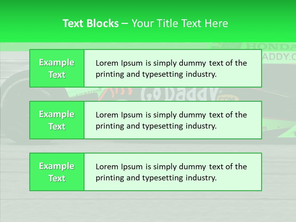 Tires Motorsport Fast PowerPoint Template