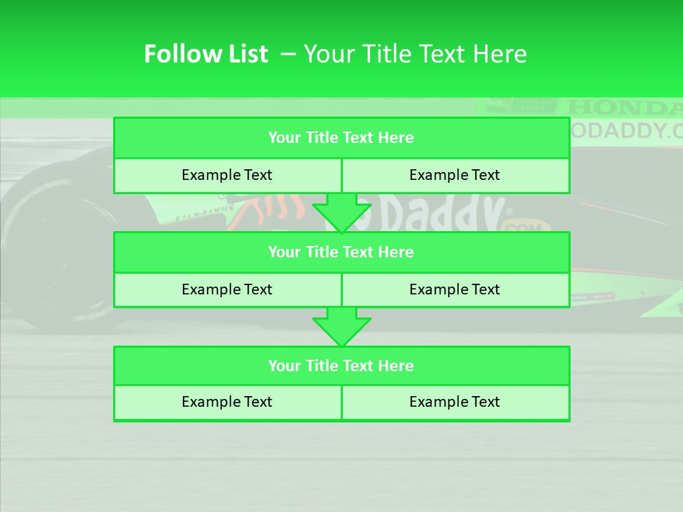 Tires Motorsport Fast PowerPoint Template