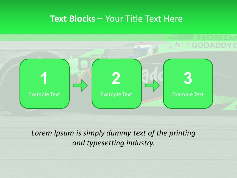 Tires Motorsport Fast PowerPoint Template