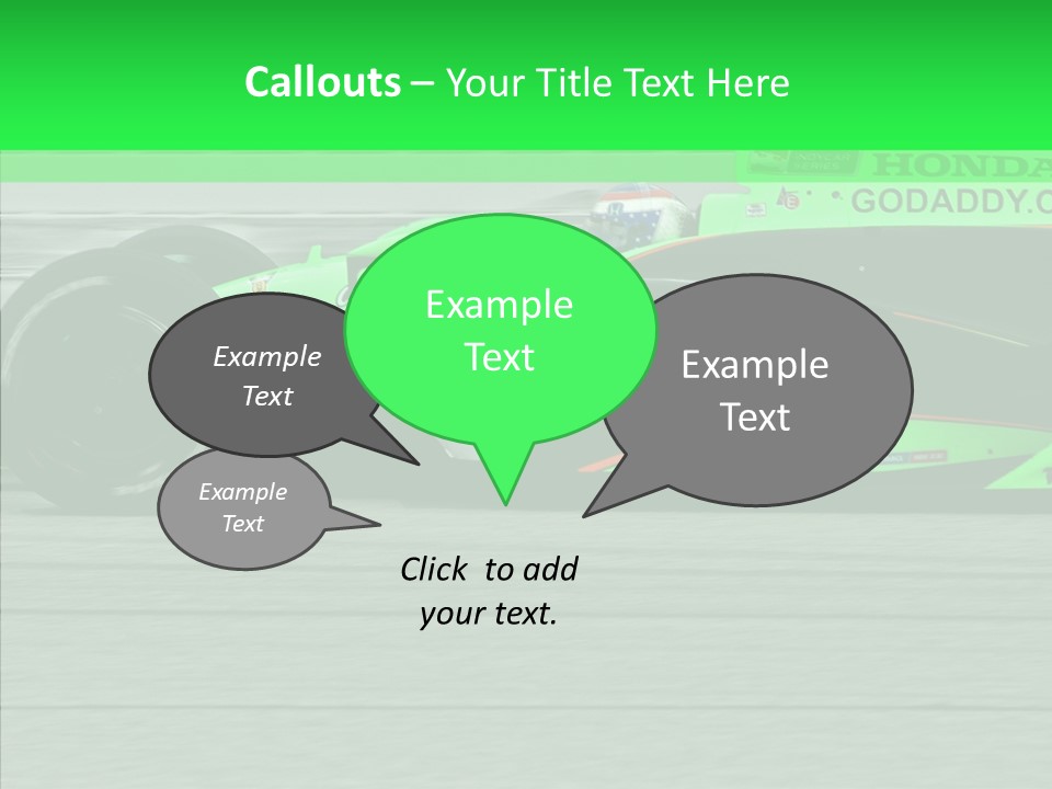 Tires Motorsport Fast PowerPoint Template