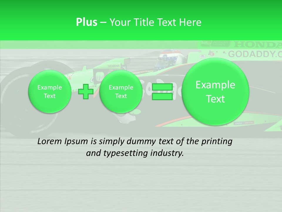 Tires Motorsport Fast PowerPoint Template