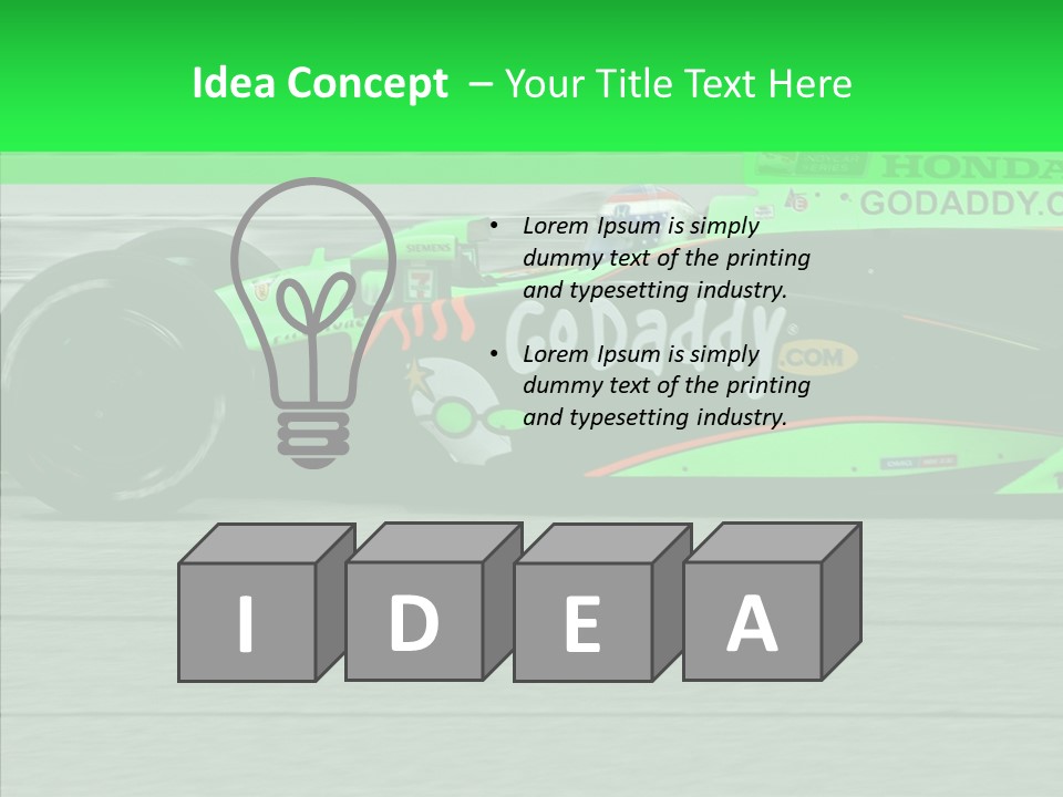 Tires Motorsport Fast PowerPoint Template