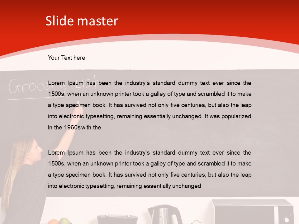 Leisure Relax Write PowerPoint Template