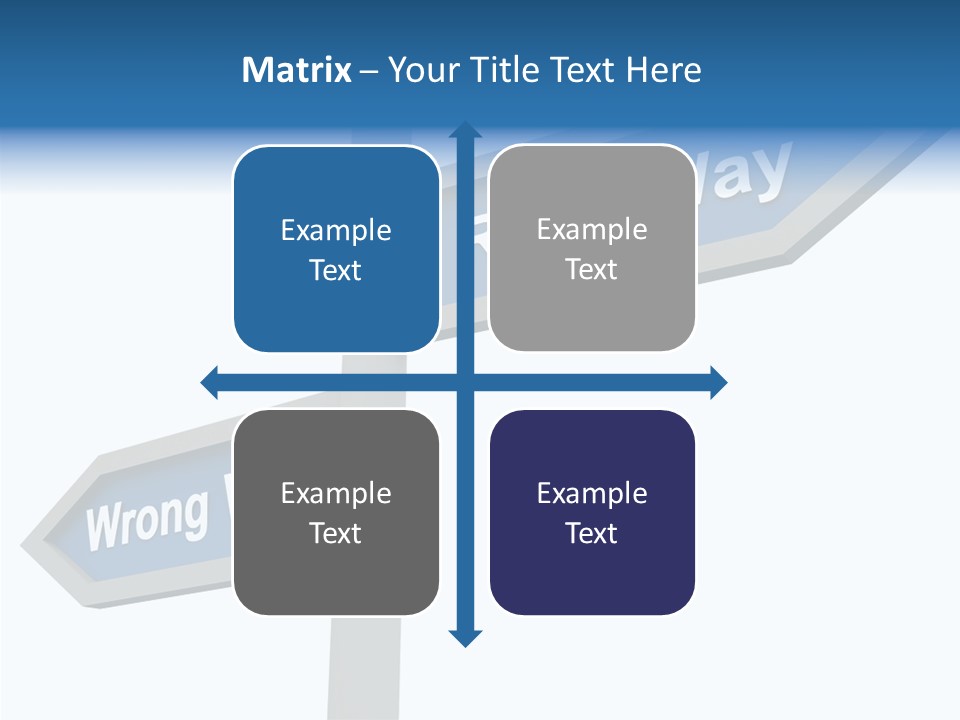 Motivational Symbol Text PowerPoint Template
