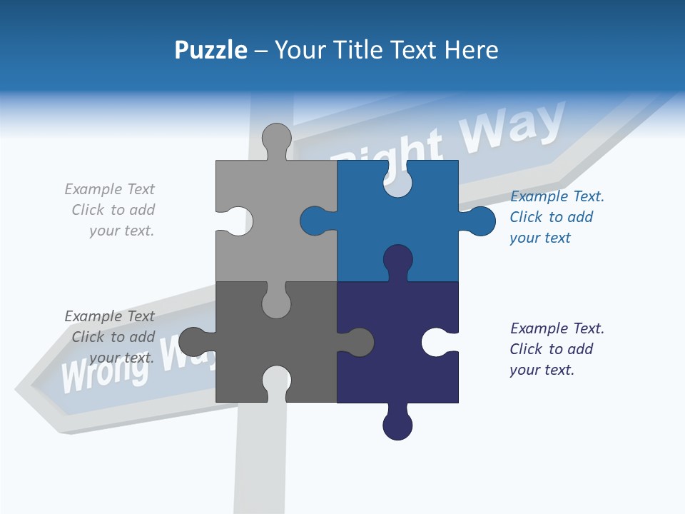 Motivational Symbol Text PowerPoint Template