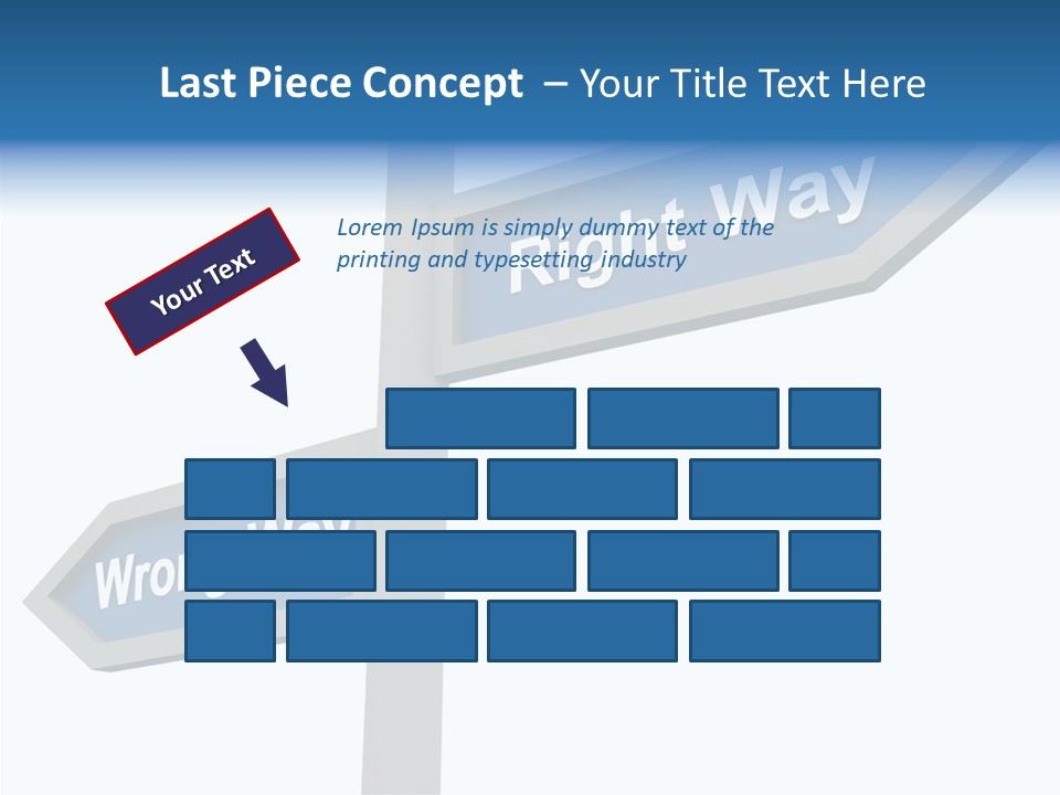 Motivational Symbol Text PowerPoint Template