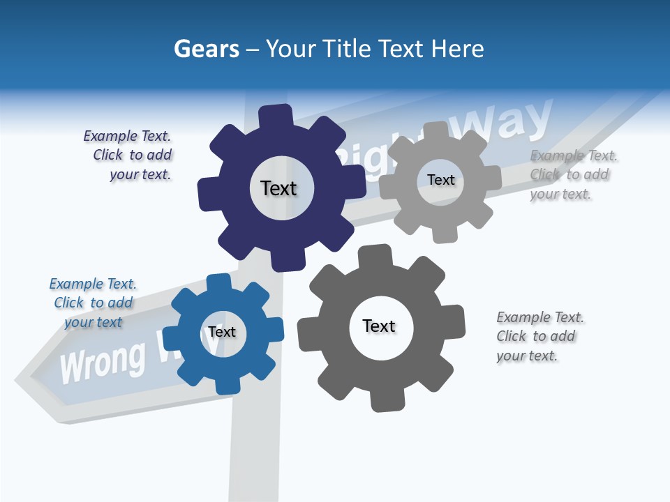 Motivational Symbol Text PowerPoint Template