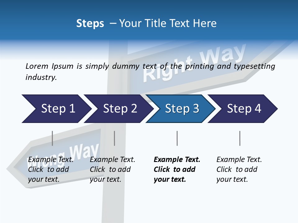 Motivational Symbol Text PowerPoint Template