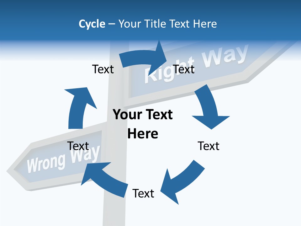 Motivational Symbol Text PowerPoint Template