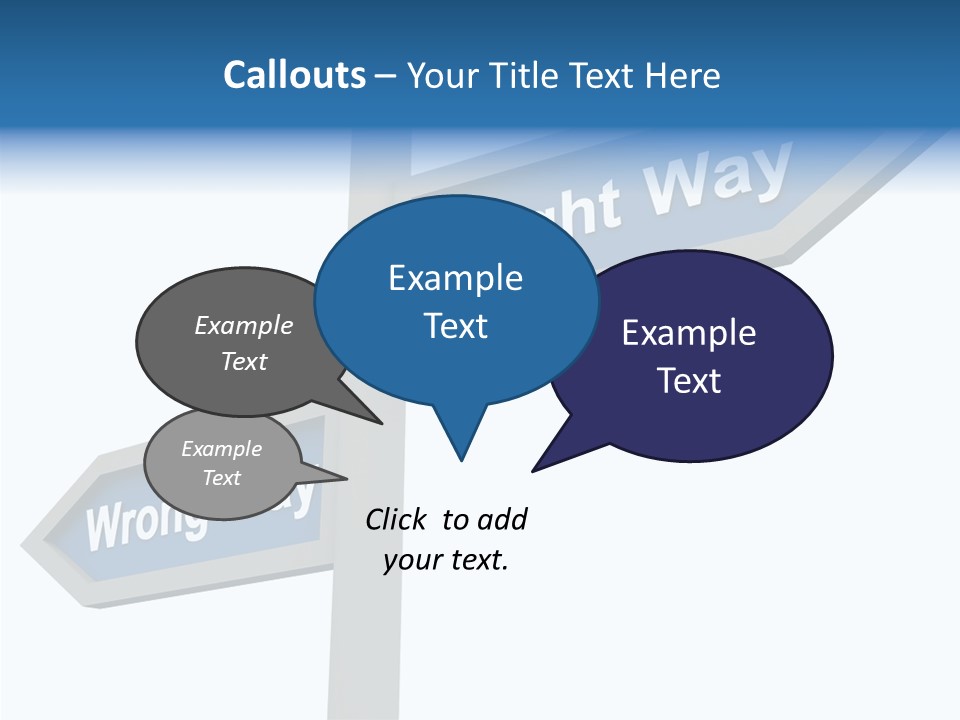 Motivational Symbol Text PowerPoint Template
