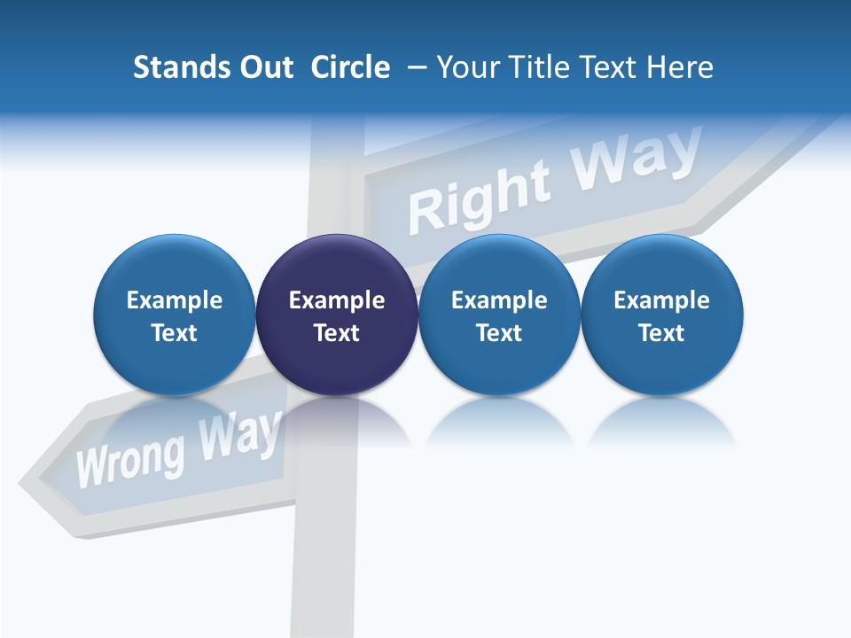 Motivational Symbol Text PowerPoint Template