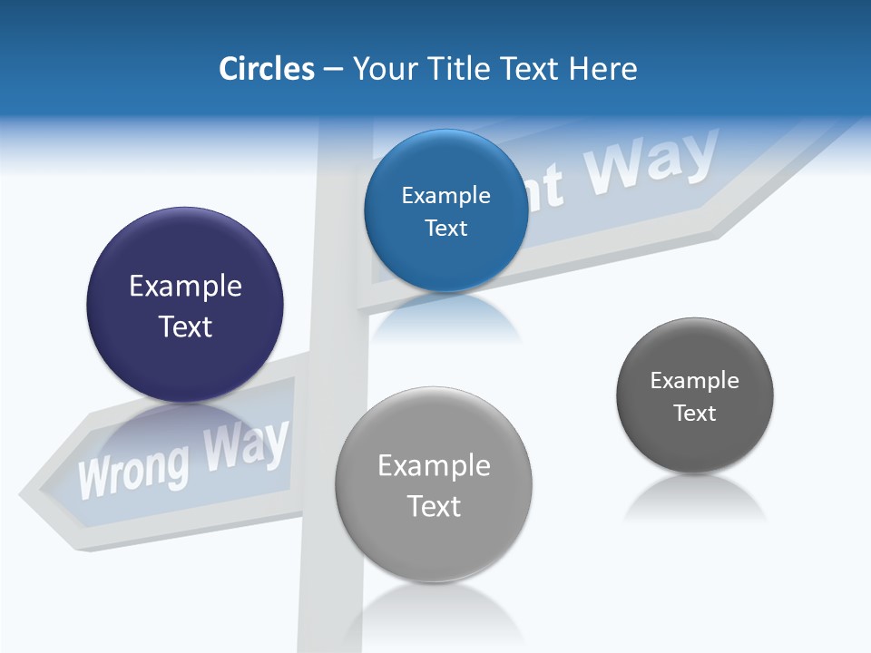 Motivational Symbol Text PowerPoint Template