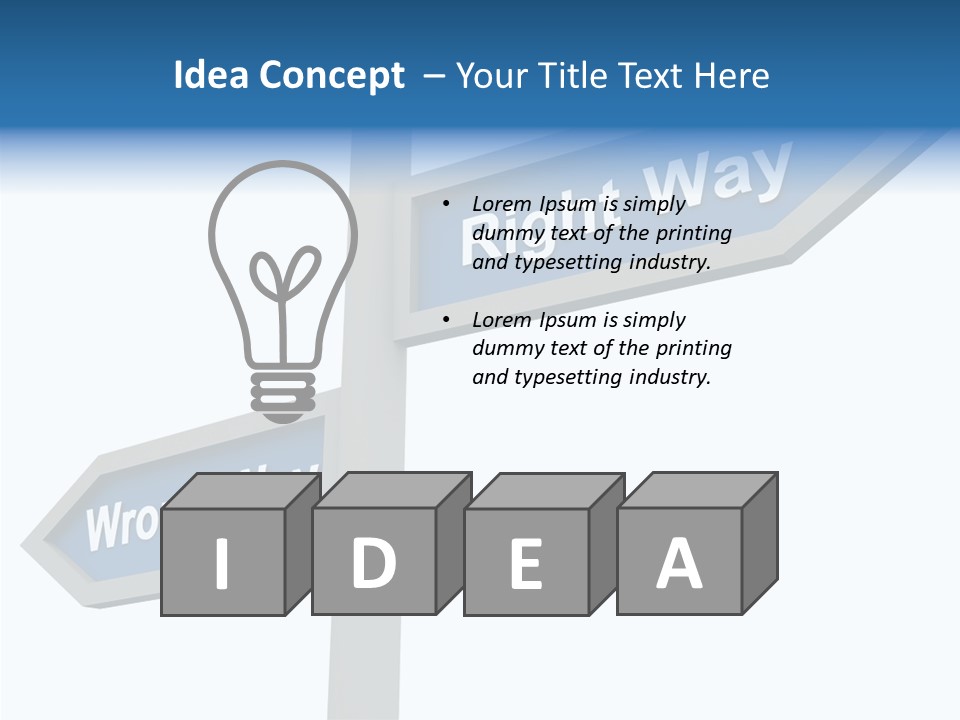 Motivational Symbol Text PowerPoint Template