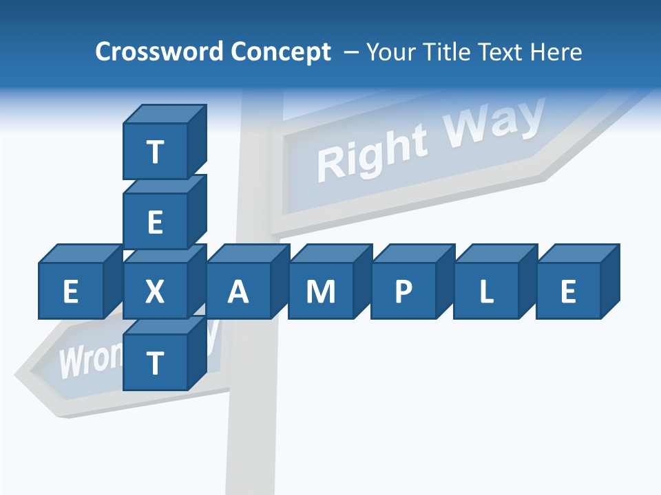 Motivational Symbol Text PowerPoint Template