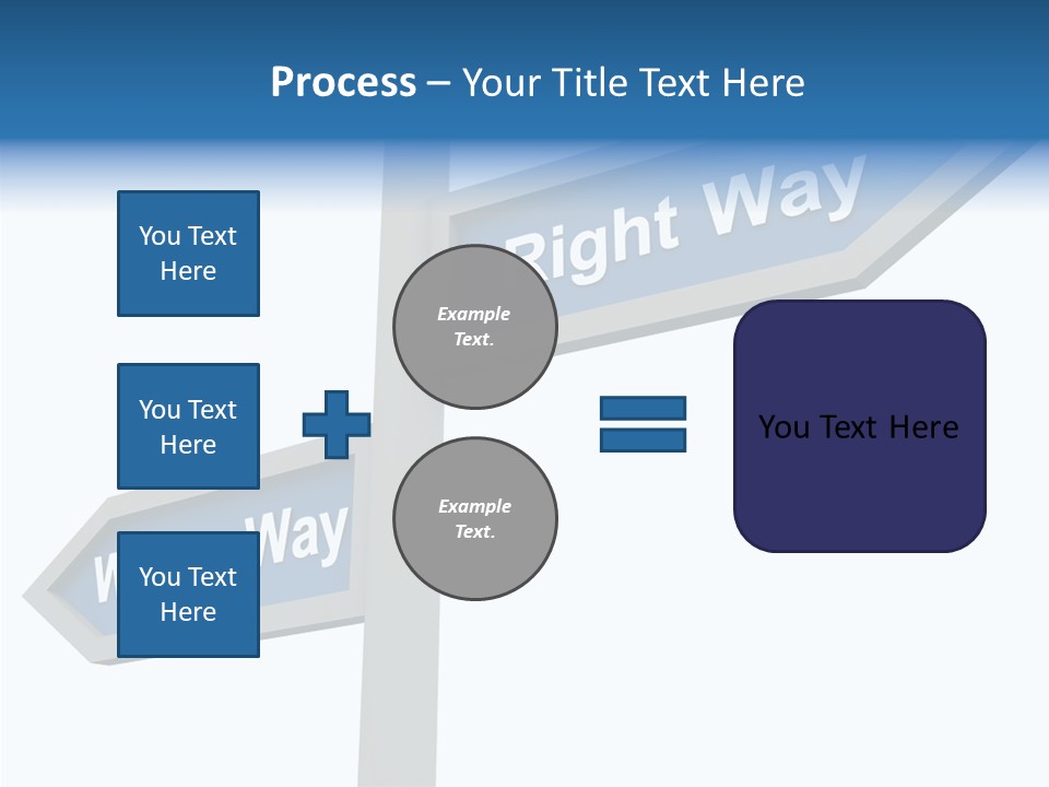 Motivational Symbol Text PowerPoint Template