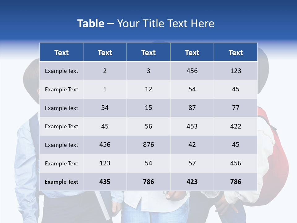 Laughing Schoolboy Isolated PowerPoint Template