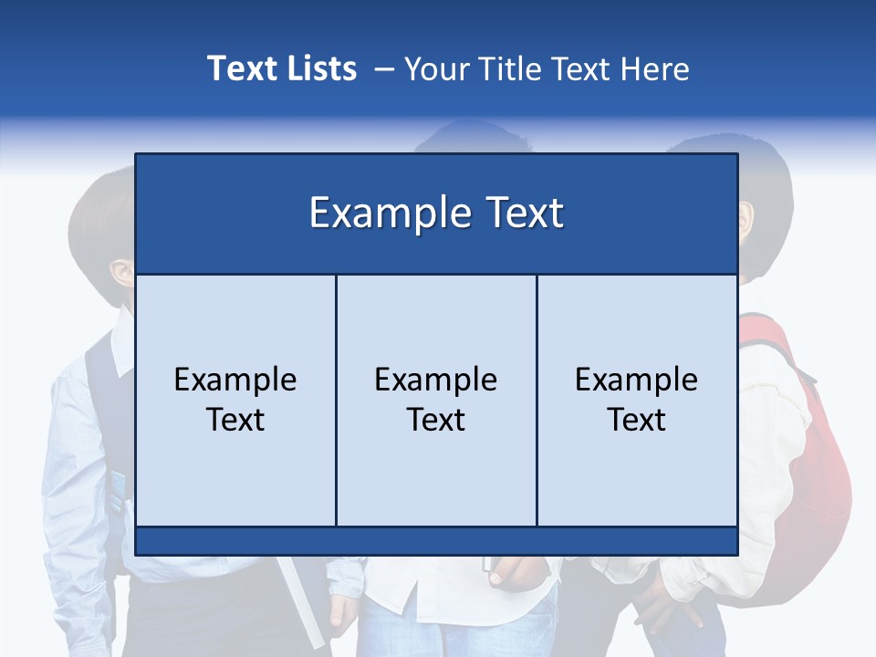 Laughing Schoolboy Isolated PowerPoint Template