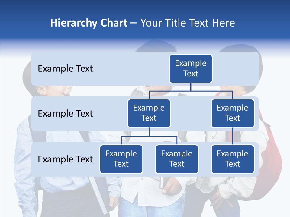 Laughing Schoolboy Isolated PowerPoint Template