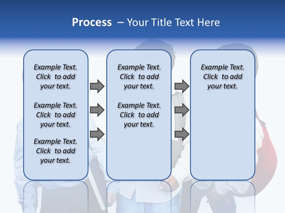Laughing Schoolboy Isolated PowerPoint Template
