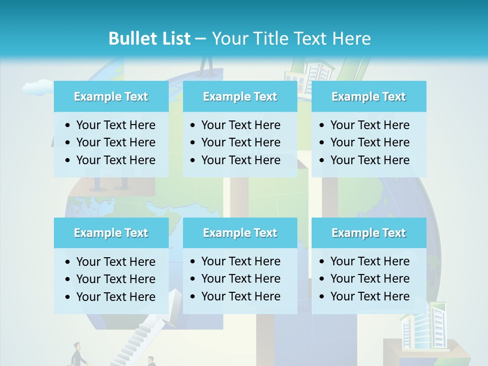 Global Company Walking PowerPoint Template