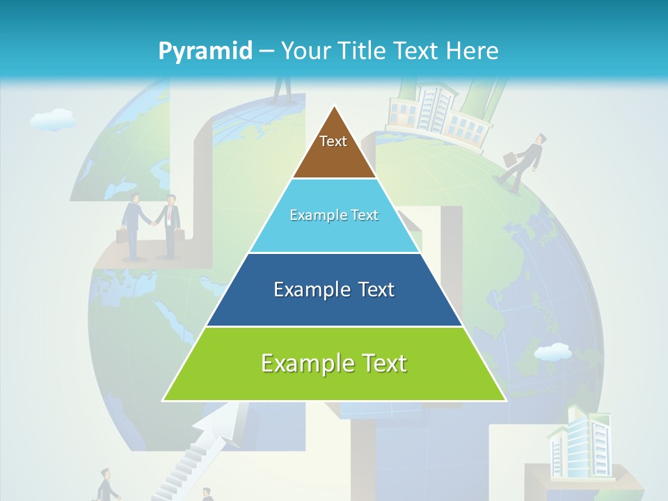 Global Company Walking PowerPoint Template