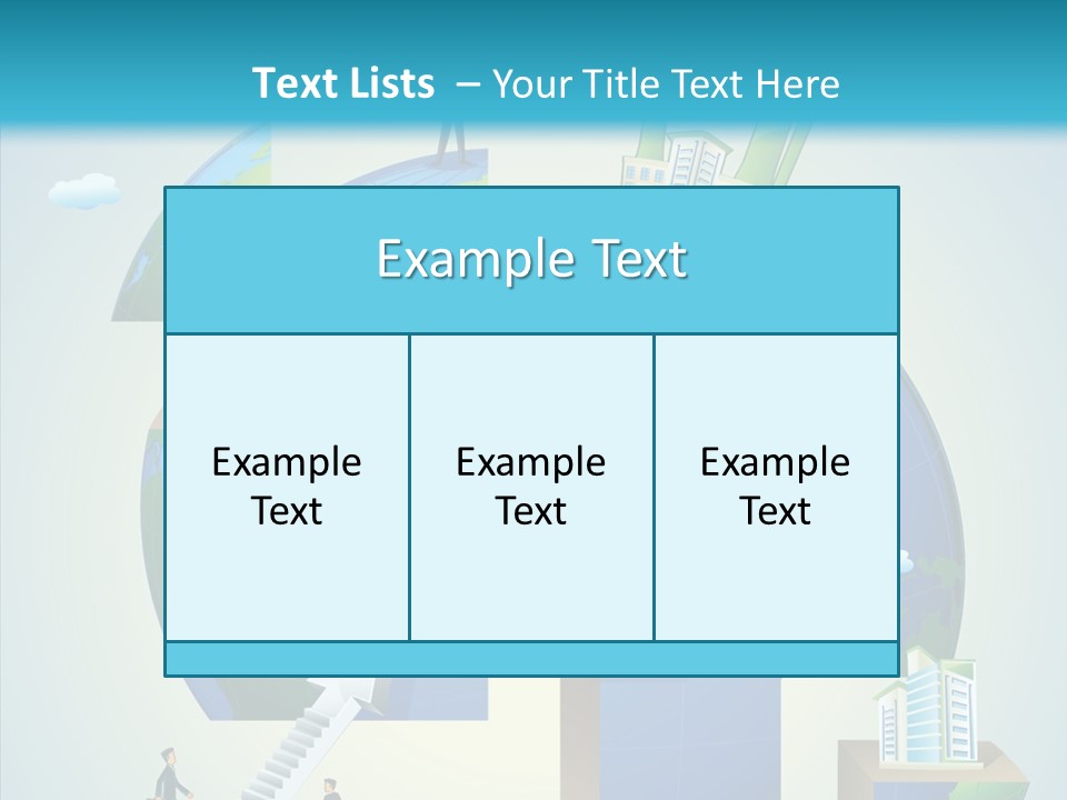 Global Company Walking PowerPoint Template