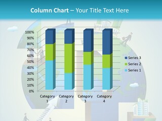 Global Company Walking PowerPoint Template