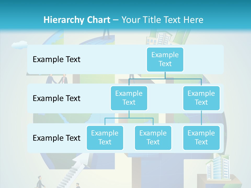 Global Company Walking PowerPoint Template