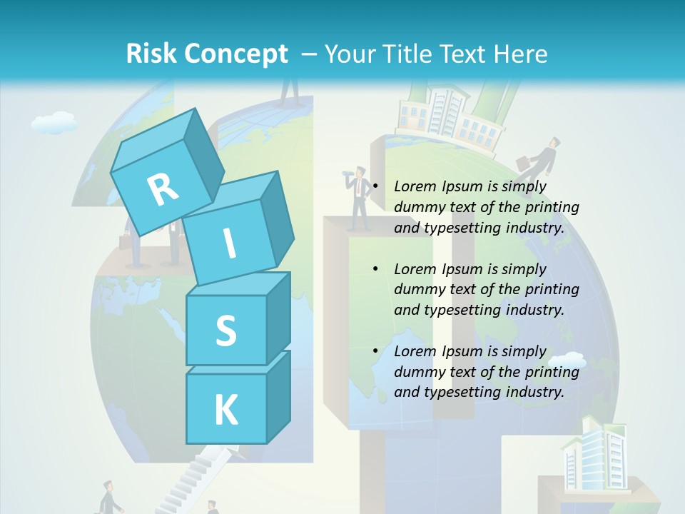 Global Company Walking PowerPoint Template