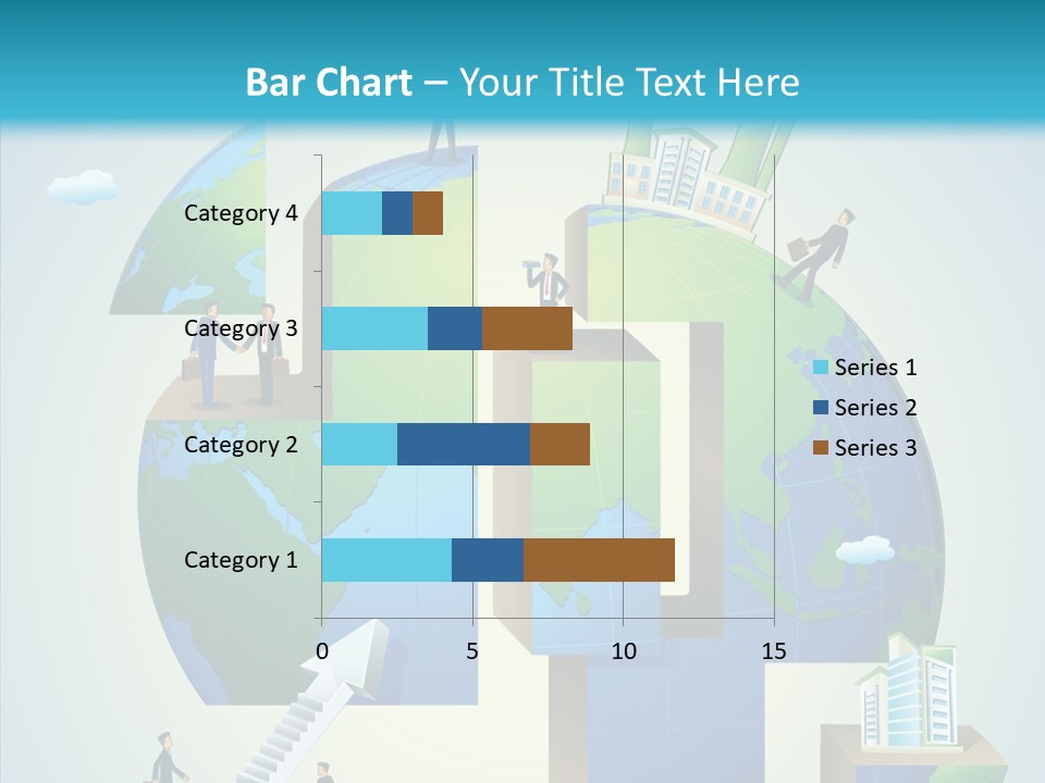 Global Company Walking PowerPoint Template