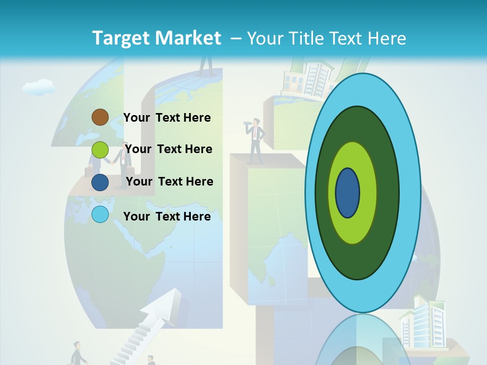 Global Company Walking PowerPoint Template