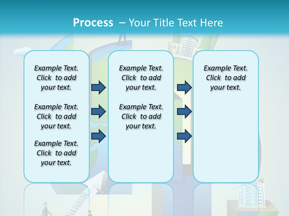 Global Company Walking PowerPoint Template