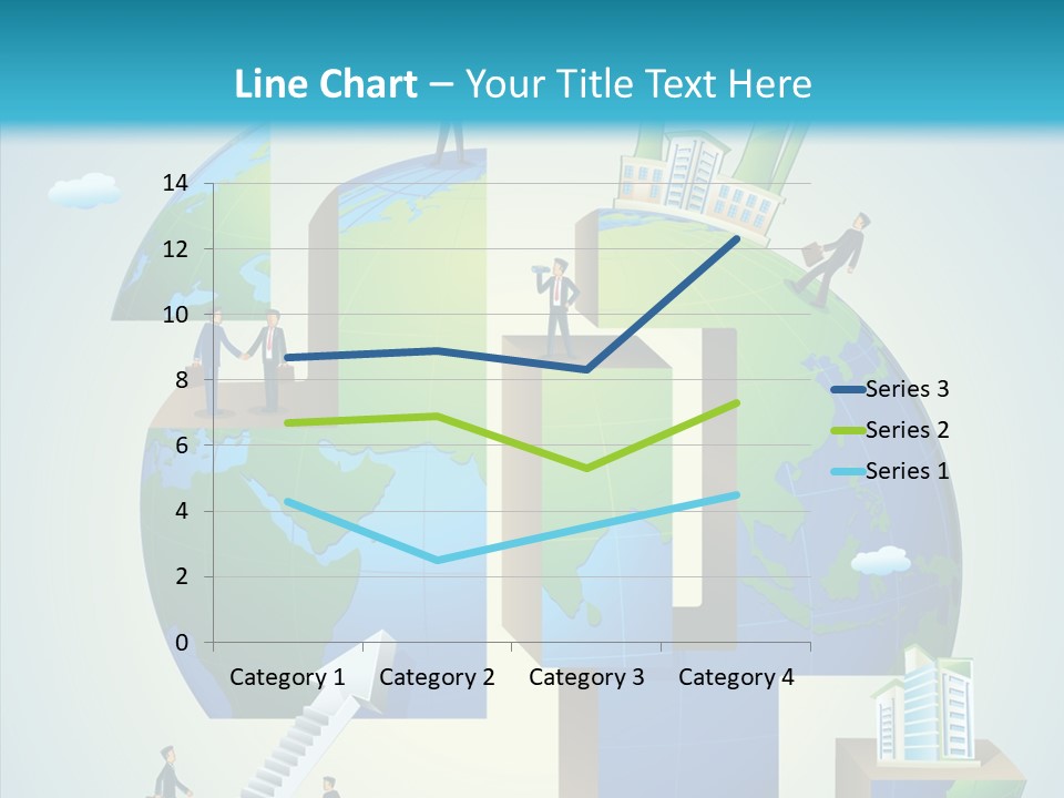 Global Company Walking PowerPoint Template
